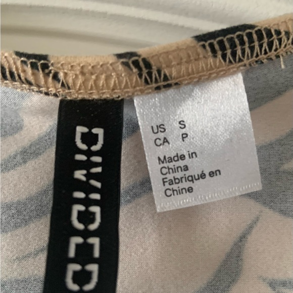 ⚠️SOLD⚠️ Leopard Stripe Print Wrap Dress - Picture 5 of 7